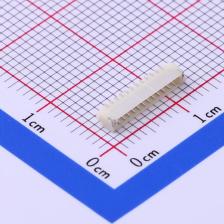 A0800WR-S-12P 线对板/线对线连接器 0.8mm 1x12P 卧贴 镀锡