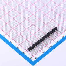 PZ254-1-17-Z-8.5 排针 2.54mm 1x17P 直插 方针