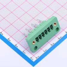 JL15CDGV-38106G01 插拔式接线端子 3.81mm 排数:1 每排P数:6 螺