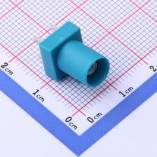 XK03WMZ RF射频同轴连接器 FAKRA连接器,公头立式焊板(17.2),水蓝