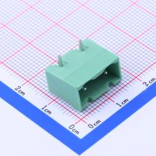 1766233 插拔式接线端子 板端/插座-闭口 7.62mm 排数:1 每排P数: