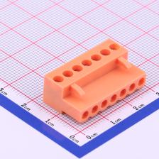 HT396K-3.96-7P 插拔式接线端子 插头 3.96mm 排数:1 每排P数:7
