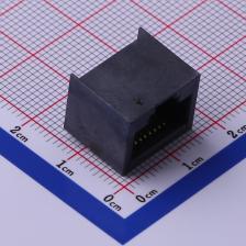 B011 RJ11 以太網(wǎng)連接器 RJ45 臥貼 MJ56881 不帶L HLRN1