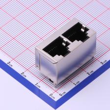 RC01186 以太网连接器(RJ45 RJ11) RJ45 直插 不带LED
