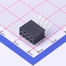 2185-204ZS0CYNR2 排母 2.54mm 2x4P