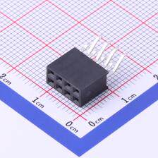 2185-204ZS0CYNR2 排母 2.54mm 2x4P