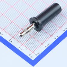 25.420.2 香蕉头/鳄鱼夹 香蕉头 黑色