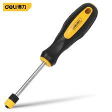 DL6550751 螺丝批头 磁圈一字螺丝批S2(黄)5x75