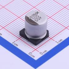 MVK50VC100M10*10_10TP 贴片型铝电解电容 100uF ±20% 50V