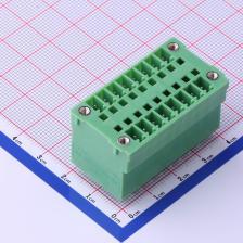 KF2EDGVHM-3.81-2*8P 插拔式接线端子 板端/插座-闭口 3.81mm 排