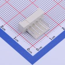 X2510WRS-05-9TSN 线对板/线对线连接器 2.54mm 1x5P 卧贴 9T料