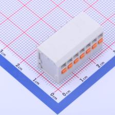 KF239-3.5-7P 弹簧式接线端子 3.5mm 每排P数:7 排数:1