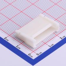 HX20022-10R 压线端子胶壳 2mm 1x10P 母胶壳 带扣 白色