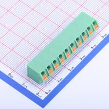 KF250NH-5.0-10P 弹簧式接线端子 5mm 每排P数:10 排数:1