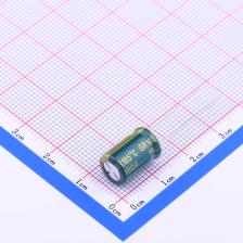 GR108M010F12RR0VL4FP0 直插铝电解电容 1000uF ±20% 10V 绿色高