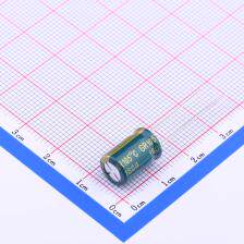GR108M010F12RR0VL4FP0 直插铝电解电容 1000uF ±20% 10V 绿色高