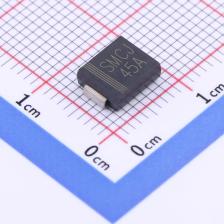 SMCJ45A 瞬态抑制二极管(TVS) 单向 Vrwm:45V 1.5kW