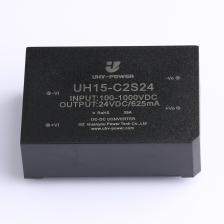 UH15-C2S24 电源模块 Vin=100V~1kV Vout=24V 625mA