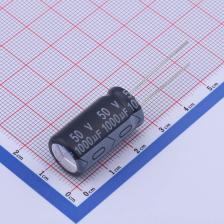01EC1709 直插铝电解电容 1000uF ±20% 50V