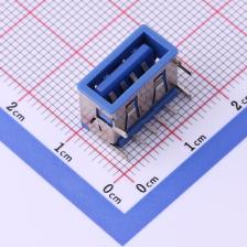 912-321A105DD10200 USB连接器 Type-A 母座 弯插