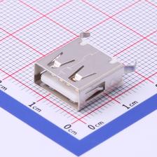 Type USB连接器 162A1012Y10210 大电流弯脚无边 母座 直插 916