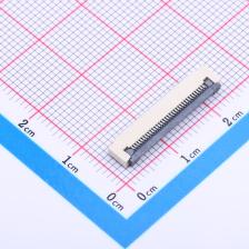 0.5K-DX-34PWBG FFC/FPC连接器 0.5mm P数:34 翻盖式 下接
