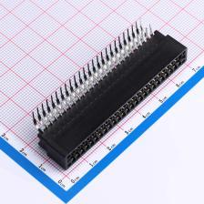 ER50BGFBK 金手指连接器 EDGE SLOT 2.54mm P数:50