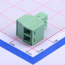 EC381V-02P 插拔式接线端子 插头 3.81mm 排数:1 每排P数:2
