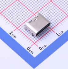 TYPE C-DB-104PWB USB连接器 Type-C 母座 卧贴