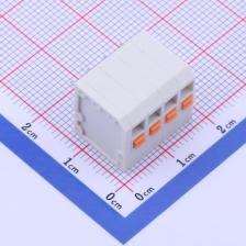 KF239-3.81-4P 弹簧式接线端子 3.81mm 每排P数:4 排数:1