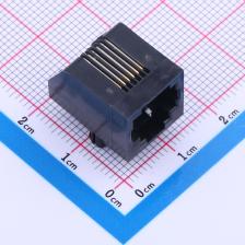 X17AHIWA1DB1057 以太网连接器(RJ45 RJ11) RJ45 弯插 不带LED 6P