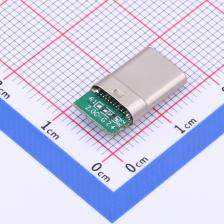 U261-1222N-4B0425 USB连接器 Type-C 公头 焊线式