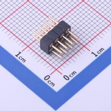 MH200V-12-08-1000 排针 2mm 2x4P 直插 圆针