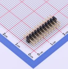 排针 C40D28 2mm 2x11P 方针 X4621WV 直插 2x11I