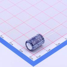 ECRE08123R3M401P00 直插铝电解电容 3.3uF ±20% 400V