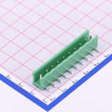 HT508R-5.08-10P 插拔式接线端子 板端/插座-开口 5.08mm 排数:1