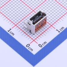 513870578 USB连接器 Mini-B 母座 卧贴