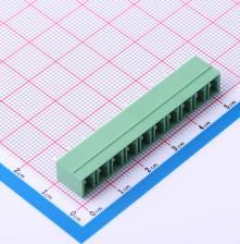 DB1EVC-5.08-10P-GN 插拔式接线端子 板端/插座-闭口 5.08mm 排数