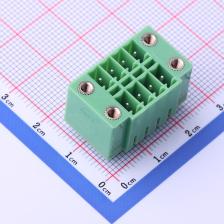 KF2EDGKVM-3.5-2*4P 插拔式接线端子 板端/插座-闭口 3.5mm 排数: