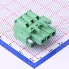 2EDGKDFM-5.08-03P-14-00A(H) 插拔式接线端子 插头 5.08mm 排数: