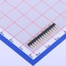 X4611WVS-14I-C40D44R2 排针 2mm 1x14P 立贴 方针 L=8.95 PA6T