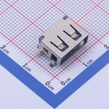915-121A2028S10101 USB连接器 Type-A 母座 卧贴 短体四脚全贴无