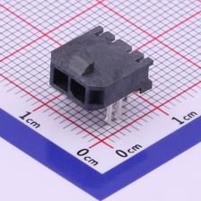 X3025WR-02C-LPSN 线对板/线对线连接器 3mm 1x2P 弯插 带扣 鱼叉