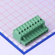 KF2EDGKD-5.08-9P 插拔式接线端子 插头 5.08mm 排数:1 每排P数:9