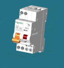 EA9C45 1P+N C16A 30mA 断路器 EA9C45漏电保护断路器A类