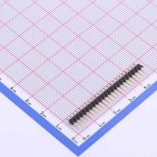 X4611WRS-23I-C40D28 排针 2mm 1x23P 卧贴 方针