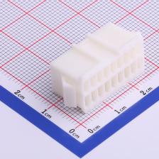 HX25022-2x9P WH 压线端子胶壳 2.5mm 2x9P 公胶壳 白色