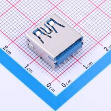 U231-091N-3BLRC11 USB连接器 Type-A 母座 弯插