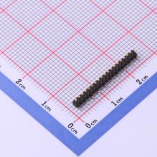 X1311WVS-19J-C18D42R2 排针 1.27mm 1x19P 立贴 方针