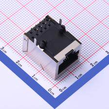 CS-5333-08(带壳) 以太网连接器(RJ45 RJ11) RJ45 不带LED 8P 铜